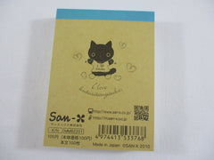 Vintage Rare VHTF - Cute Kawaii San-X Kutusita Nyanko Cat Mini Notepad / Memo Pad - E - Stationery Penpal Gift