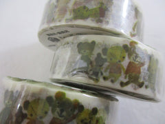 Cute Kawaii Shinzi Katoh Washi / Masking Deco Tape - Teddy Bear ♥ Classics - for Scrapbooking Journal Planner Craft