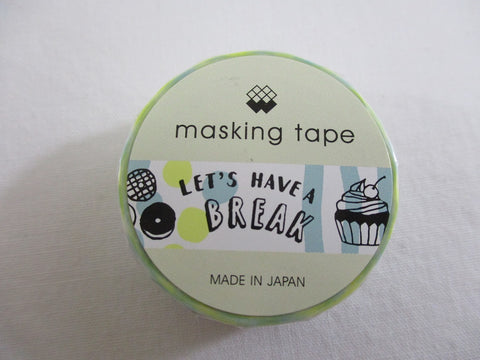 Cute Kawaii MW Let's have a Break Washi / Masking Deco Tape - for Scrapbooking Journal Planner Craft