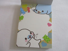 Cute Kawaii San-X Mamegoma Seal Mini Notepad / Memo Pad - C - 2010 Vintage
