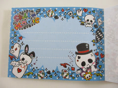 Cute Kawaii Pool Cool Skull Magic Halloween Mini Notepad / Memo Pad - Stationery Design Writing Collection