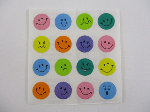Sandylion Smiley Face Sticker Sheet / Module - Vintage & Collectible