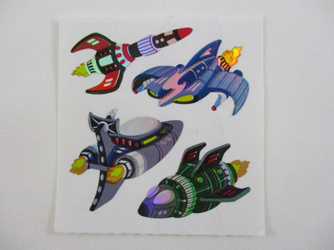 Sandylion Rockets Shiny Sticker Sheet / Module - Vintage & Collectible