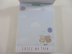 Cute Kawaii Kamio Bear Talks phone Text Mini Notepad / Memo Pad - Stationery Designer Paper Collection