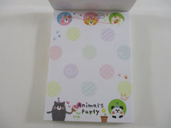 Cute Kawaii Crux Animal's Party Mini Notepad / Memo Pad - Stationery Designer Paper Collection