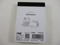 Cute Kawaii Crux Keshikko Penguin Seal Cat Mini Notepad / Memo Pad - C - Stationery Designer Paper Collection