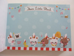Cute Kawaii Q-Lia Bear Little Mini Notepad / Memo Pad - Stationery Design Writing Collection