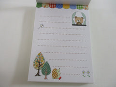 Cute Kawaii Crux Bear Joyful story Mini Notepad / Memo Pad - Stationery Designer Paper Collection