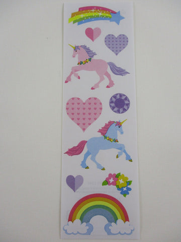 Mrs Grossman Unicorn Love Sticker Sheet / Module - Vintage & Collectible