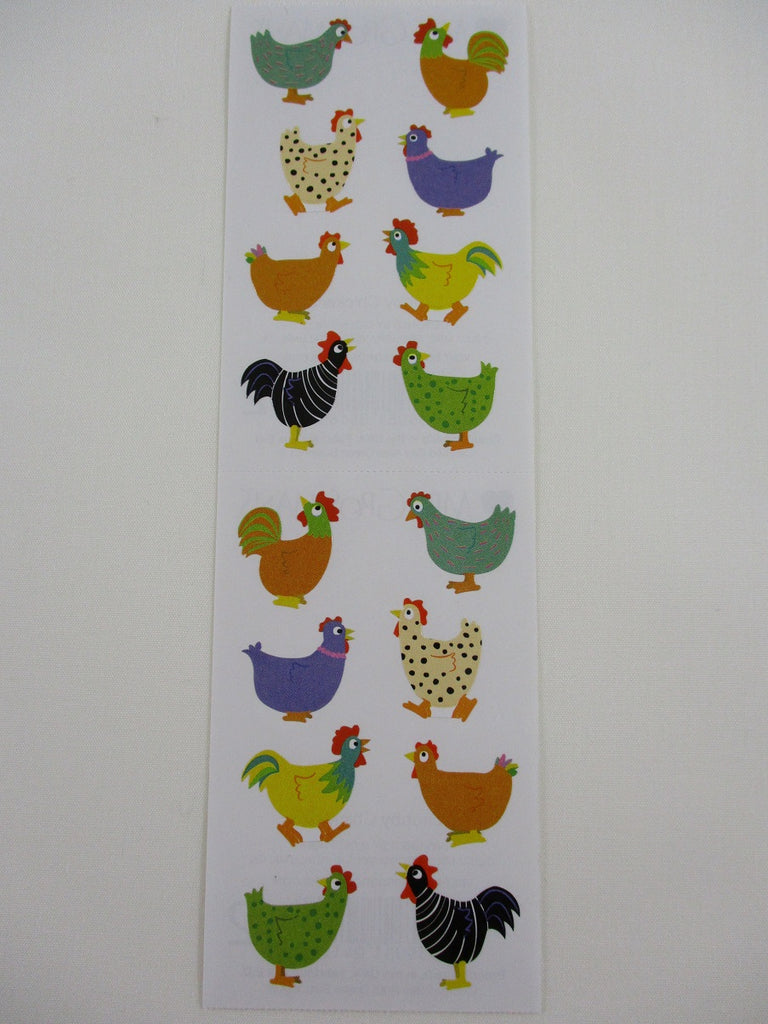 Mrs Grossman Chubby Chickens Sticker Sheet / Module - Vintage & Collectible