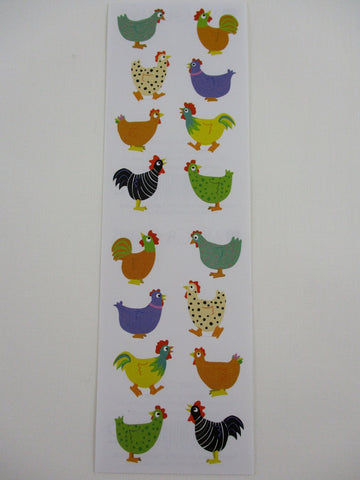 Mrs Grossman Chubby Chickens Sticker Sheet / Module - Vintage & Collectible