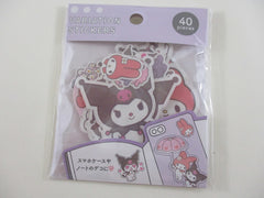 Cute Kawaii Kuromi My Melody Characters Flake Stickers Sack 2021