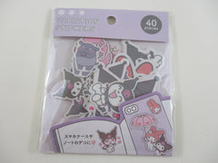 Cute Kawaii Kuromi My Melody Characters Flake Stickers Sack 2021