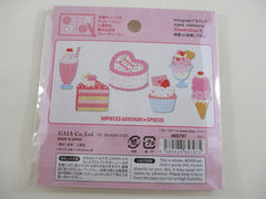 Cute Kawaii Gaia Write on Stickers Sweets Shop Flake Stickers Sack - for Journal Planner Agenda Craft Scrapbook