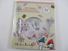Cute Kawaii Hansel and Gretel Flake Stickers Sack - Shinzi Katoh Japan - for Journal Agenda Planner Scrapbooking Craft