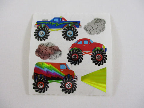 Sandylion Truck Big Wheels Shiny Sticker Sheet / Module - Vintage & Collectible
