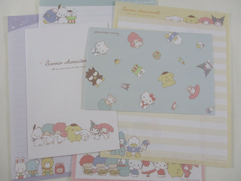 Cute Kawaii Little Twin Stars Hello Kitty Keroppi Pochacco Badz Pekkle Kuromi My Melody Tuxedosam Purin Cinnamoroll Letter Sets - Writing Paper Envelope Stationery