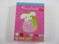Vintage Rare VHTF - Cute Kawaii San-X Berry Puppy Mini Notepad / Memo Pad - B - Stationery Penpal Gift