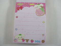 Vintage Rare VHTF - Cute Kawaii San-X Berry Puppy Mini Notepad / Memo Pad - B - Stationery Penpal Gift