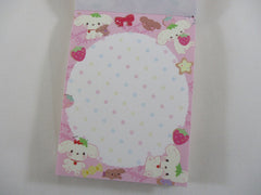 Vintage Rare VHTF - Cute Kawaii San-X Berry Puppy Mini Notepad / Memo Pad - A - Stationery Penpal Gift