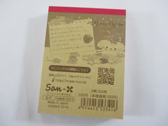 Vintage Rare VHTF - Cute Kawaii San-X Berry Puppy Mini Notepad / Memo Pad - A - Stationery Penpal Gift
