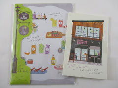 Cute Kawaii Mind Wave Town Village - Bar Letter Set Pack - Stationery Writing Paper Penpal Collectible