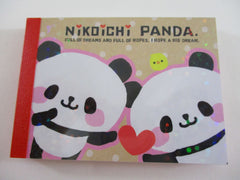 Cute Kawaii Crux Panda Nikoichi Mini Notepad / Memo Pad - Stationery Designer Paper Collection
