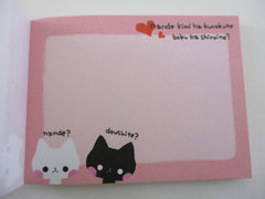 Cute Kawaii Kamio Cat Hatena Mini Notepad / Memo Pad - Stationery Design Writing Collection