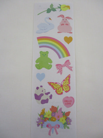 Mrs Grossman Pretty Pastels Sticker Sheet / Module - Vintage & Collectible