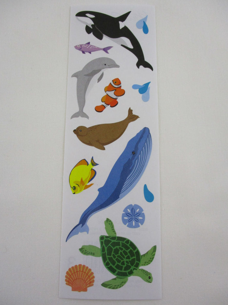 Mrs Grossman Ocean Life Sticker Sheet / Module - Vintage & Collectible