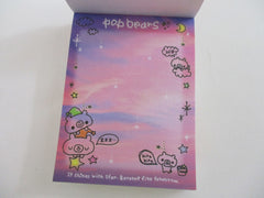 Cute Kawaii VHTF Q-Lia Pop Bears Mini Notepad / Memo Pad - Stationery Designer Paper Collection