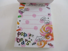 Cute Kawaii VHTF Q-Lia Pop Bears Mini Notepad / Memo Pad - Stationery Designer Paper Collection