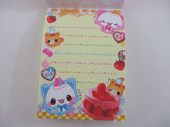 Cute Kawaii Crux Cat Strawberry Mini Notepad / Memo Pad - Stationery Designer Paper Collection