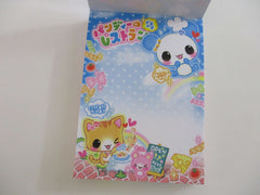 Cute Kawaii Crux Cat and Panda Mini Notepad / Memo Pad - Stationery Designer Paper Collection