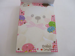 Cute Kawaii Crux Bear Mini Notepad / Memo Pad - Stationery Designer Paper Collection