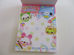 Cute Kawaii Kamio Cat and Friends Mini Notepad / Memo Pad - Stationery Designer Paper Collection