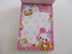 Cute Kawaii Kamio Flower Angel Cat Hamster Mini Notepad / Memo Pad - Stationery Designer Paper Collection