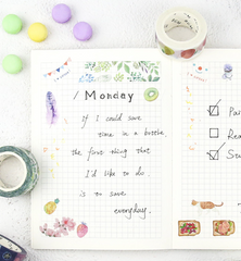 Cute Kawaii BGM Washi / Masking Deco Tape - Fresh Fruits - for Scrapbooking Journal Planner Craft