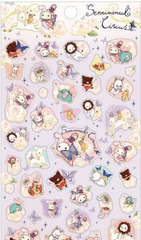 Cute Kawaii San-X Sentimental Circus Sticker Sheet 2020 - for Planner Journal Scrapbook Craft