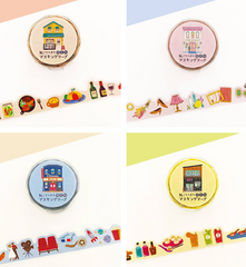 Cute Kawaii MW Mind Wave Washi / Masking Deco Tape - Town Series - Girl Boutique fille rêveuse - for Scrapbooking Journal Planner Notebook Craft Gift