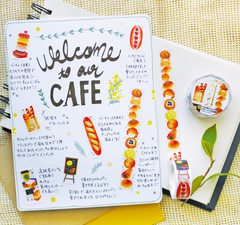 Cute Kawaii World Craft Washi / Masking Deco Tape - Bread Bakery - for Scrapbooking Journal Planner Craft