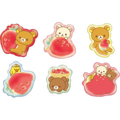 Cute Kawaii San-X Rilakkuma Bear Drop Seal Bits Style Flake Stickers Sack - F - for Journal Planner Agenda Craft Scrapbooking Collectible