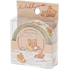 Cute Kawaii San-X Rilakkuma Washi / Masking Deco Tape - A - for Scrapbooking Journal Planner Craft
