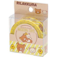 Cute Kawaii San-X Rilakkuma Washi / Masking Deco Tape - B - for Scrapbooking Journal Planner Craft