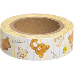 Cute Kawaii San-X Rilakkuma Washi / Masking Deco Tape - D - for Scrapbooking Journal Planner Craft