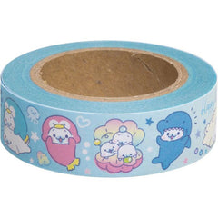 Cute Kawaii San-X Mamegoma Seal Washi / Masking Deco Tape - A - for Scrapbooking Journal Planner Craft