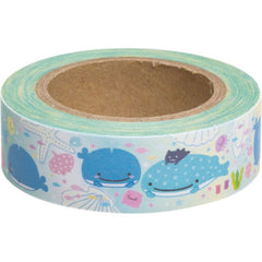 Cute Kawaii San-X Jinbesan Washi / Masking Deco Tape - A - for Scrapbooking Journal Planner Craft