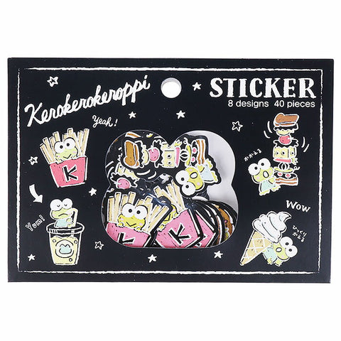 Cute Kawaii Sanrio Keroppi Flake Sticker Sack 2018 - Collectible Preowned